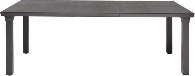 Tavolo per3 antracite 170/195/220x100xh.75