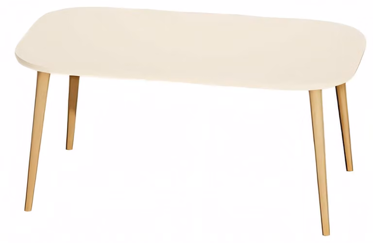 Moderner Couchtisch aus Holz in Beige