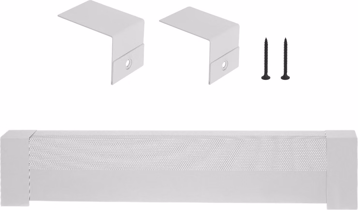 SucceBuy Coperchio per radiatori serie Basic, 916 x 80 x 193 mm, coperchio frontale standard per radiatori elettrici, ricambio in acciaio resistente, ideale per camere da letto, bianco