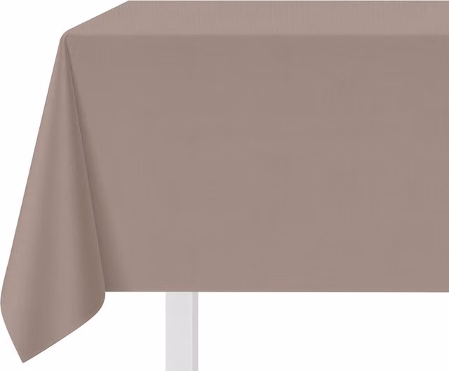 Tovaglia antimacchia KASANOVA color beige melange in poliestere L: 140 cm, P: 240 cm