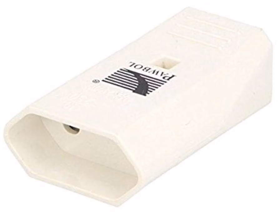Prese a muro, serie D.3109, bianche, per impianti a corrente alternata, 10A/250V