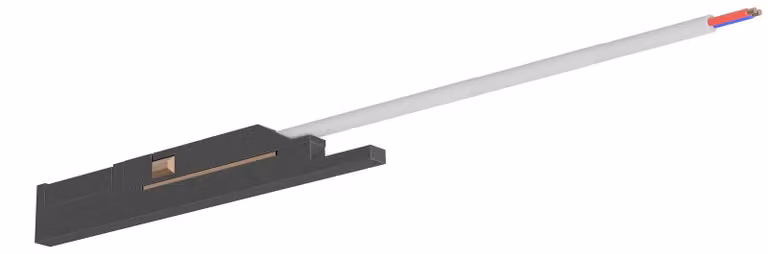 ALIMENTATORE ARELUX XFIVE, con cavo da 2,5 metri, per profili sospesi (FVS03), 48V DC, grado di protezione IP40, colore: bianco opaco