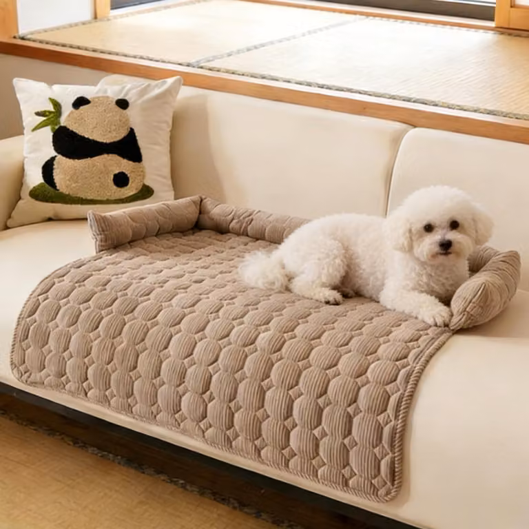 Omgoods - Cuccia ortopedica per cani - Divano per cani - Cuscino per cani - Antiscivolo - Lavabile - Bordo rialzato - 75 x 75 cm - Letto per animali domestici