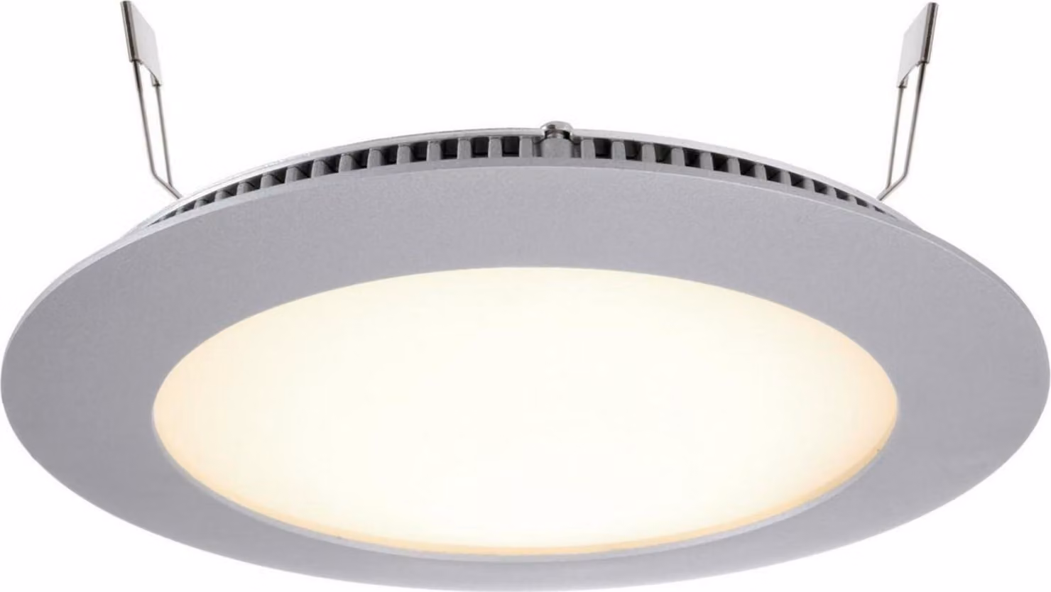 Pannello LED Kapego 12W LED, 2700K bianco caldo, argento, 350mA
