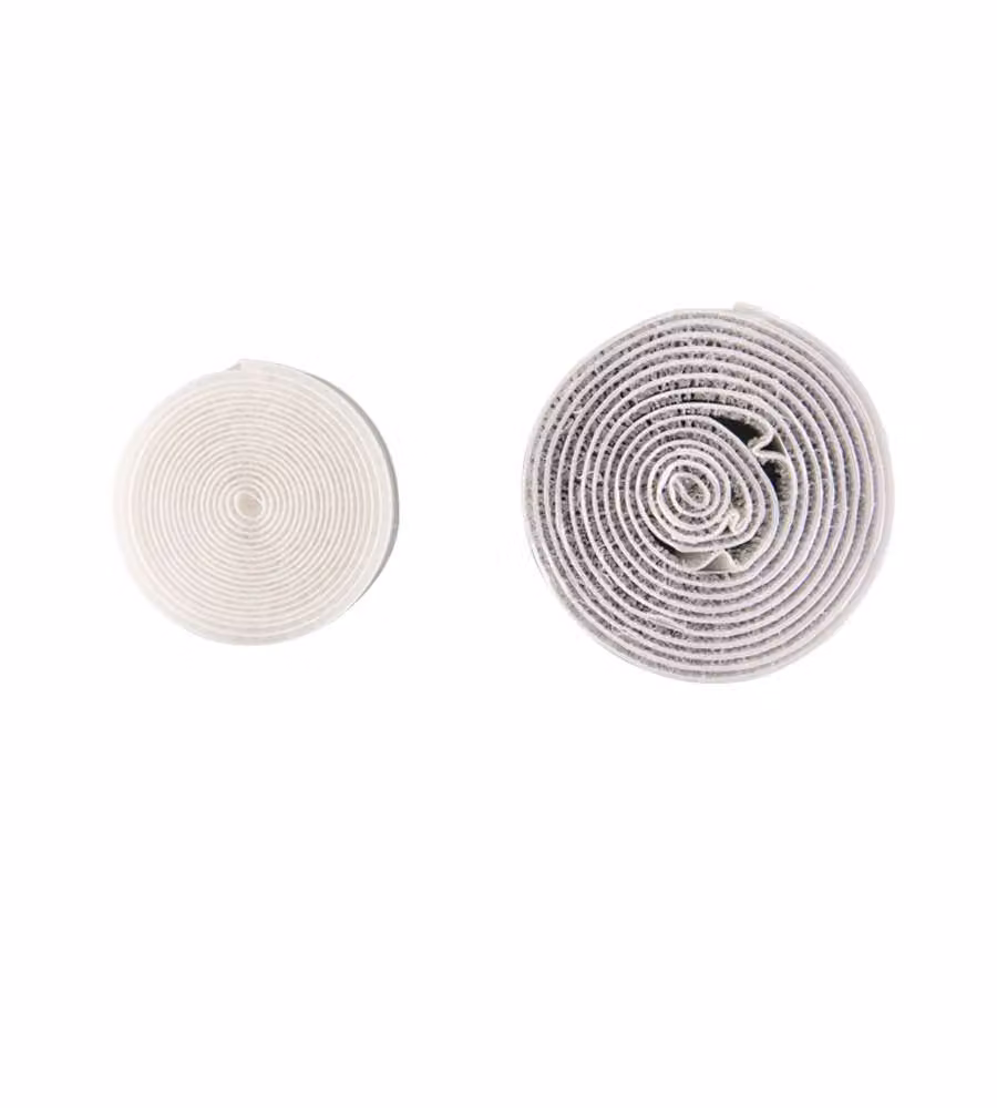 Nastro richiudibile adesivo 20 mm Bianco 1,5 m
