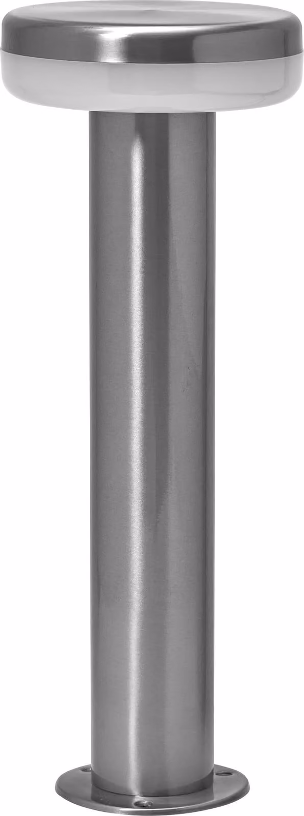 LEDVANCE ENDURA HYBRID MARI luce per esterni, luce ibrida, 4W, 240lm, colore della luce bianco caldo, temperatura di colore 3.000K, acciaio inossidabile, classe di protezione IP44 e IP67, funzionamento solare e a rete