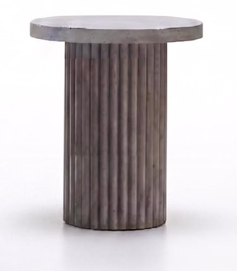 Tavolino da divano grigio, stile moderno, confortevole, minimalista e funzionale