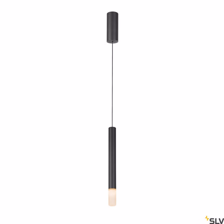 Helia Ambient 35 LED lampada a sospensione nera con rosone dimmerabile