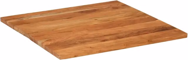 Piano per tavolo quadrato in legno massello di acacia marrone vidaXL L/P/H: 90 x 90 x 3,8 cm – 1