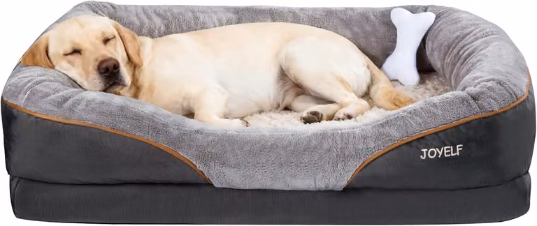 Cuccia ortopedica per cani, taglia XXL, realizzata in memory foam, con rivestimento removibile e lavabile, dimensioni 119 x 84 cm