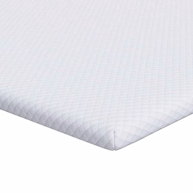 Topper per materasso in tessuto Jacquard Bianco DESIGN IN L/P: 200 x 200 cm CFW3303654