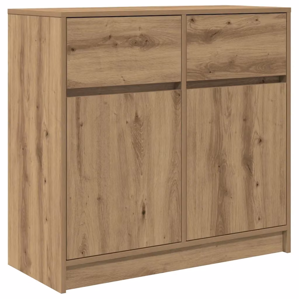 Credenza moderna Design Mania in MDF marrone con montaggio a parete L/P/H: 80 x 34 x 76 cm – 2