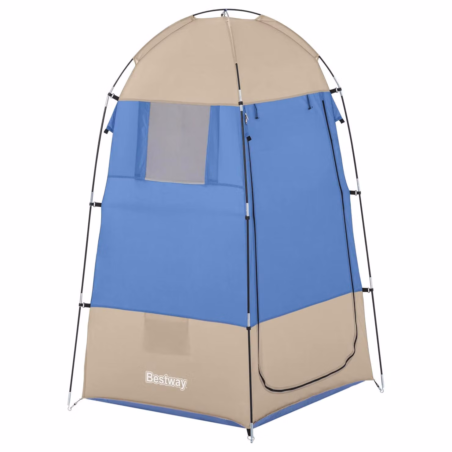 Tenda portuale stazionaria Bestway blu L/P/H: 1,1 x 1,1 x 1,9 m
