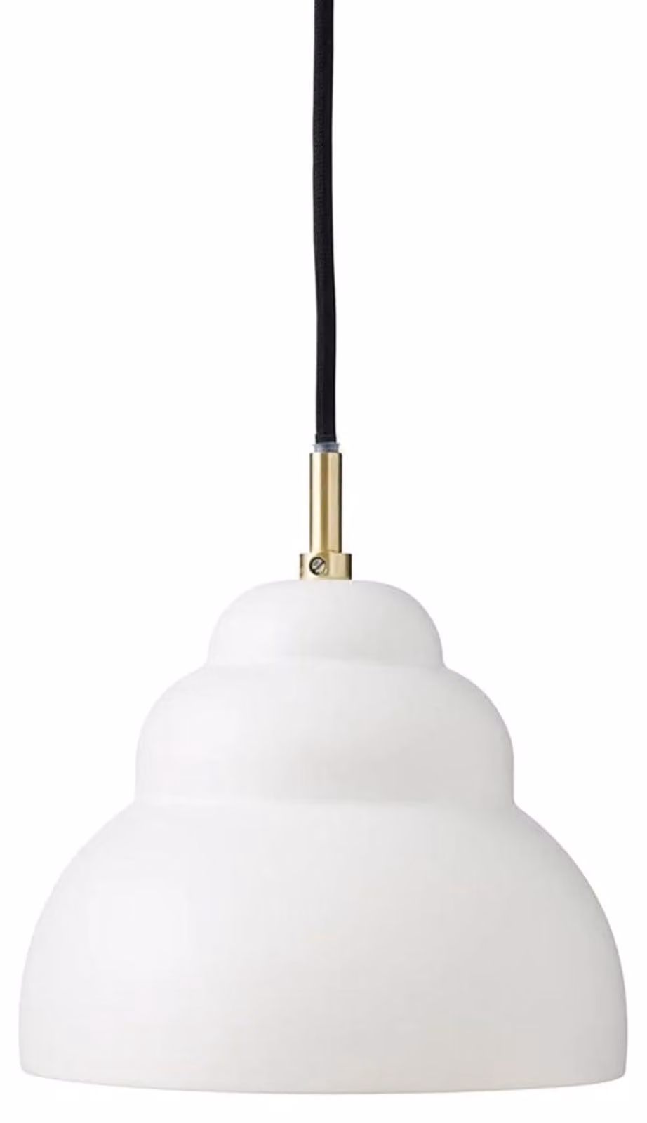 Lampada a sospensione Superliving piccola "Bublina", metallo bianco