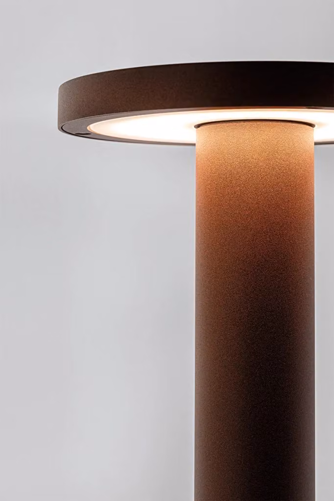 Bollard LED Tiberio Rossini Illuminazione, Colore Verde, Alluminio, IP65, 10W, 4000K, Angolo 82°, Altezza: 75 cm – 2