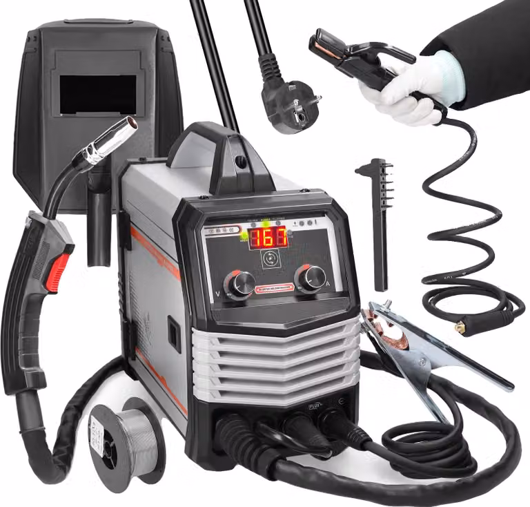 Saldatrice inverter, potenza 160A, design portatile, supporta diversi processi di saldatura, , dimensioni compatte
