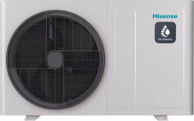 Pompa di Calore Monoblocco Aria-Acqua Hisense Hi-Therma 14 kW AHZ-140HCDS1 R-32 Bianca con Comando Incluso e Wi-Fi Opzionale