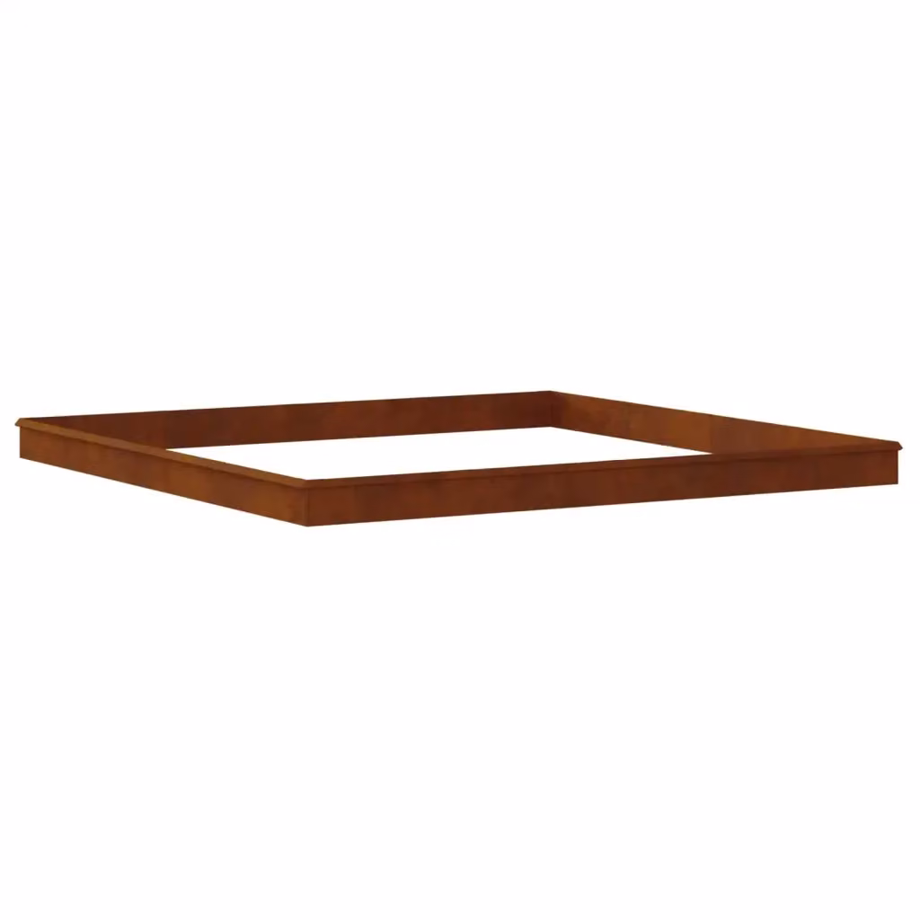 Set di 20 recinzioni per lumache vidaXL in acciaio color ruggine, L: 100 cm, P: 3,5 cm, H: 25 cm – 2