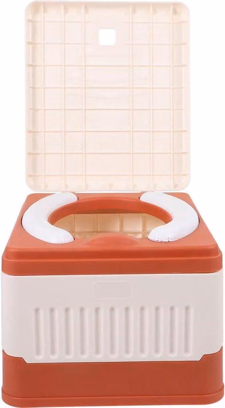 WC da campeggio leggero e pieghevole / WC da viaggio – WC in plastica leggero e pieghevole per esterni, adatto ad adulti e bambini – Facile da trasportare, WC in plastica leggero