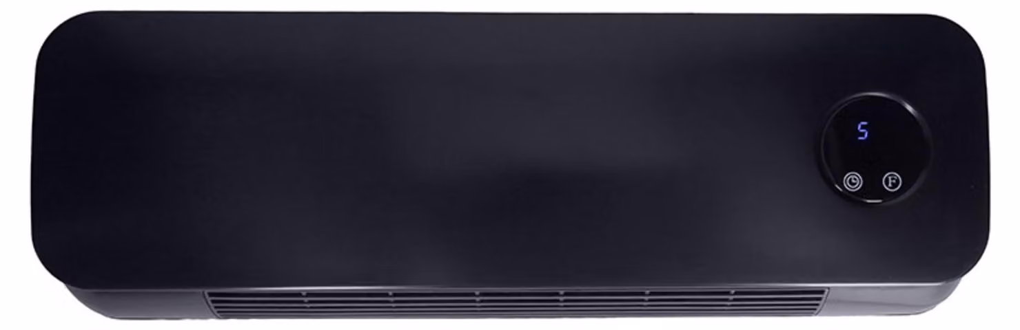 Radiatore in Vetroceramica da parete Solight, 2000 W, nero KP07B