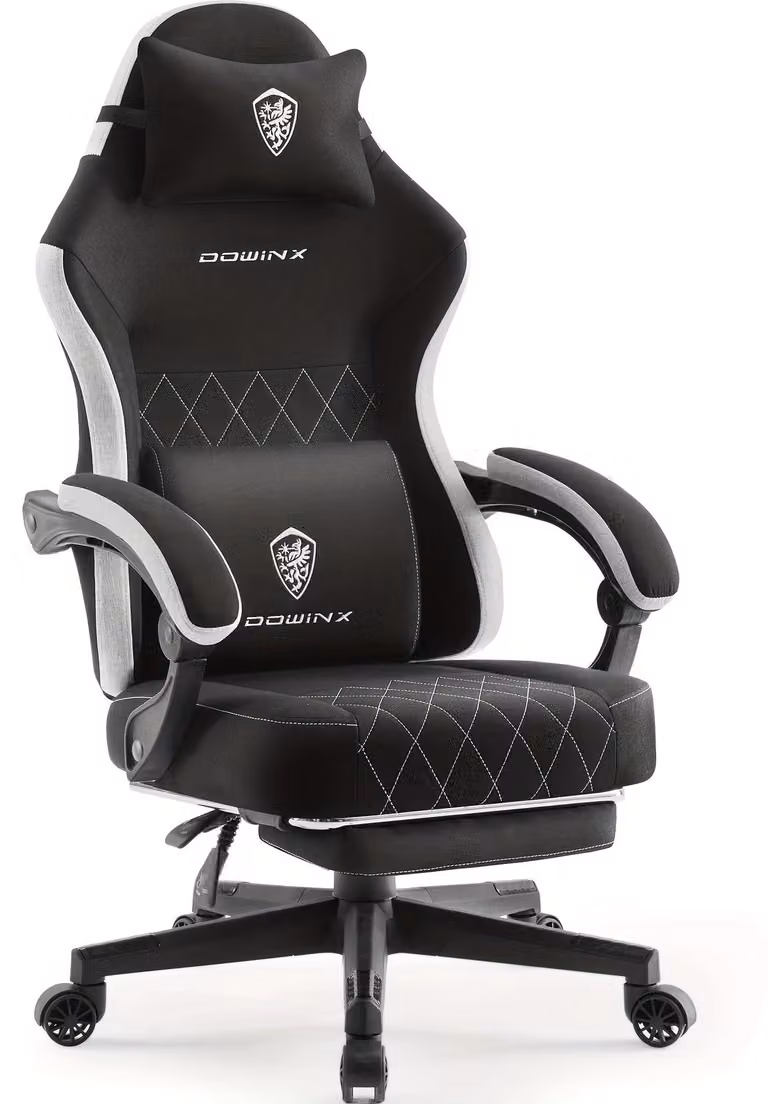 Sedia da gaming - Sedia da ufficio - Sedia da gaming ergonomica - Con poggiapiedi regolabile