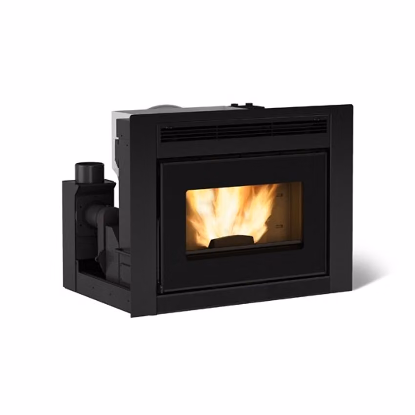 Inserto A Pellet Comfort Idro L80 19,0 Kw (Conto Termico) - misure cm.82,1x60,8x64,8h. - peso Kg.220