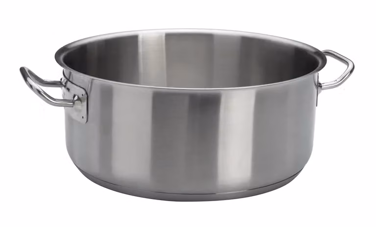 Casseruola media in acciaio inox per induzione 18/10, diam.28cm