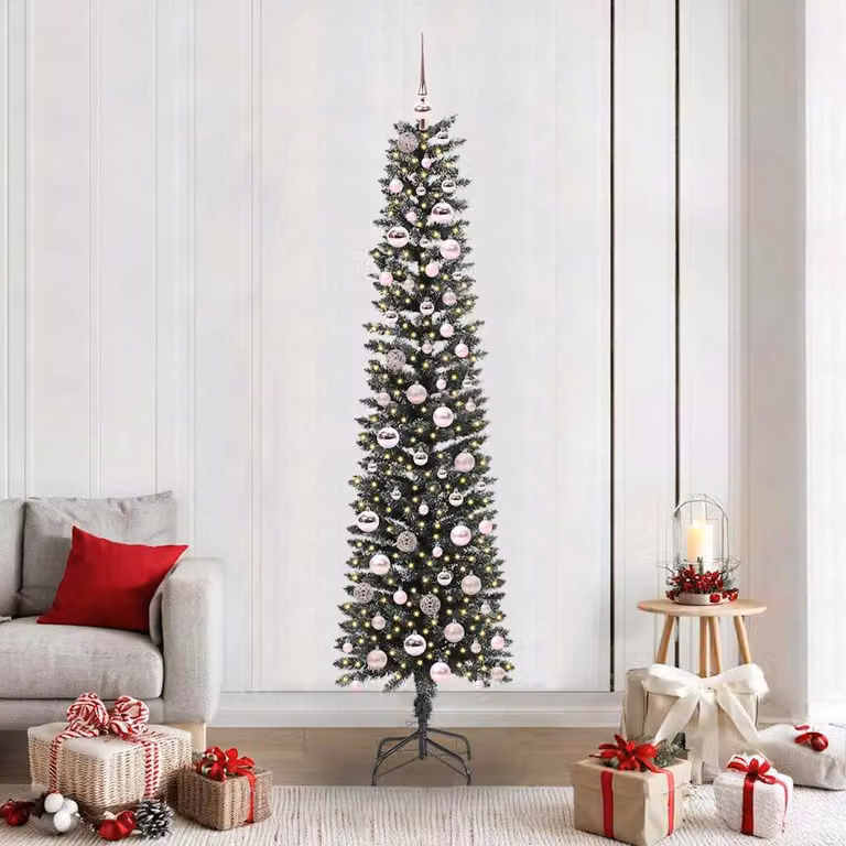 Maison Exclusive - Albero di Natale artificiale con 300 LED e supporto, verde, 210 cm