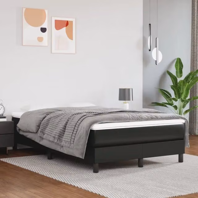 Materasso Ibrido vidaXL in Similpelle Nero L: 120 cm, P: 200 cm, H: 20 cm – 1