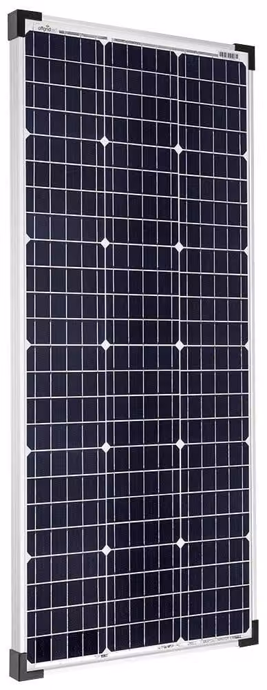 Modulo solare monocristallino da 100 W, 39 V, adatto per batterie a 12/24 V