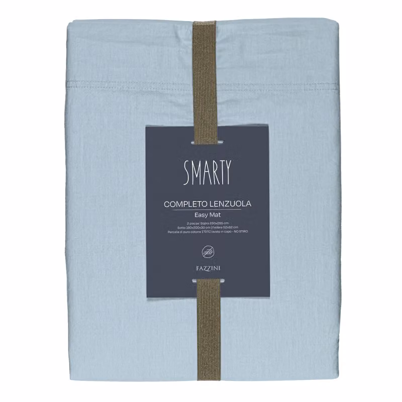 EASY MAT Completo letto - Taglia: 1 piazza,Colore: EASY MAT - AZZURRO