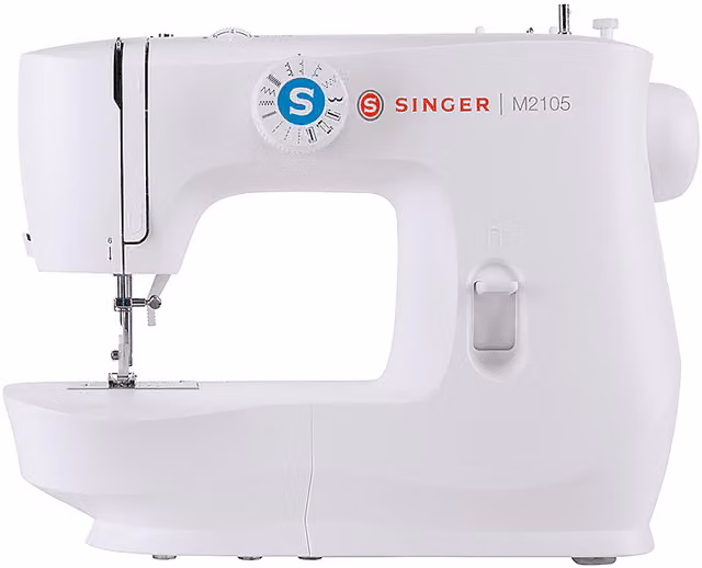 Macchina per cucire SINGER M2105 bianca in plastica
