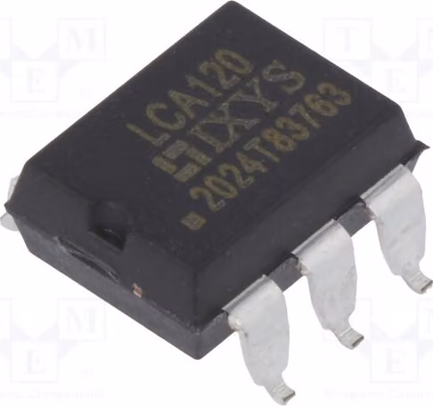 1x Relè: semiconduttore, corrente di commutazione 170mA, corrente di pilotaggio 50mA, resistenza 20Ω, modello LCA120S. Relè monofase, tensione massima 250VAC