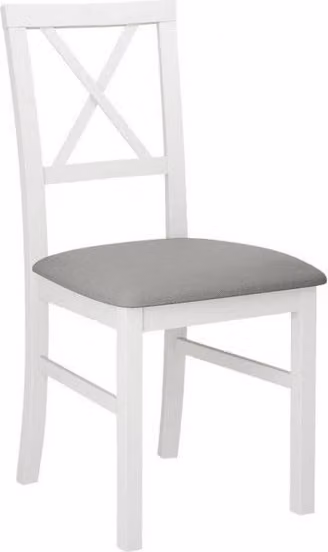Sedia da pranzo FRATONIA 5 - bianco / grigio