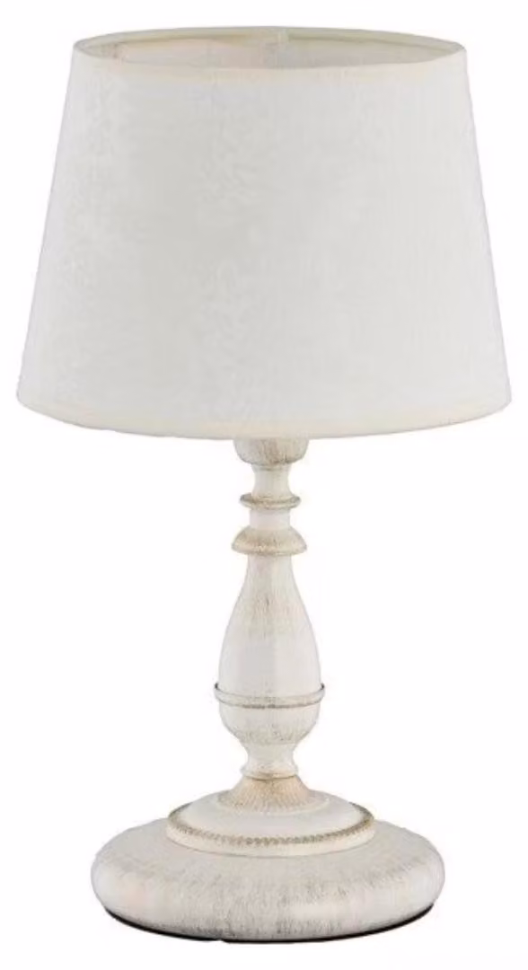 Lampada da comodino ALFA ROKSANA WHITE, 1x E14