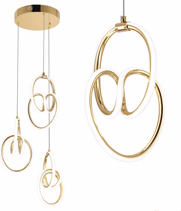 Lampada tooLight G082-3Cpr Gold