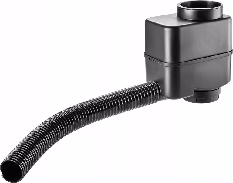 Raccoglitore d'acqua piovana KADAX per giardino, barile per acqua piovana per un'installazione facile e veloce (nero)