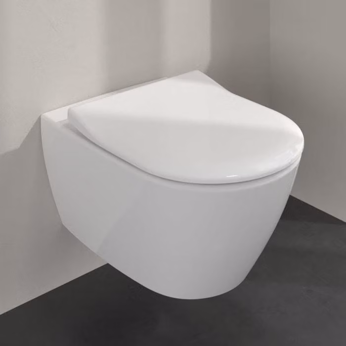 Villeroy & Boch Taro: vaso WC e copriwater SlimSeat con sistema di chiusura automatica