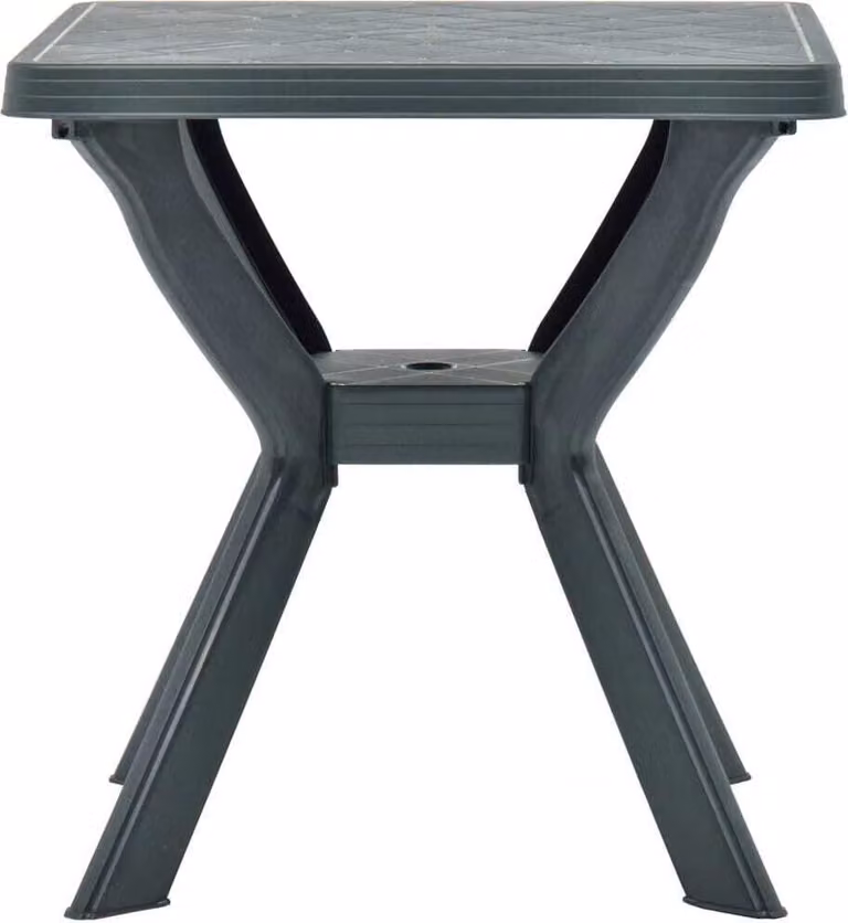 Tavolo da Bistrot Verde 70x70x72 cm in Plastica