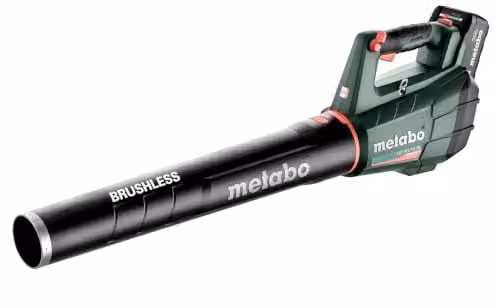 metabo Soffiatore a batteria LB 18 LTX BL – 601607650 – 18 V – Soffiatore silenzioso a batteria con potente motore e soffiaggio costante – Include 2 batterie e caricabatterie