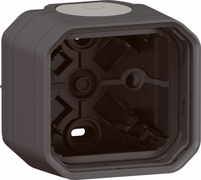 Legrand PLEXO New scatola da incasso impermeabile, custodia da incasso, 2 membrane, 1 accesso cavi antracite 069601L