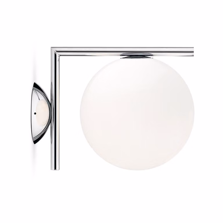 Flos - IC Lights C/W1 - Lampada da parete o soffitto - Cromo