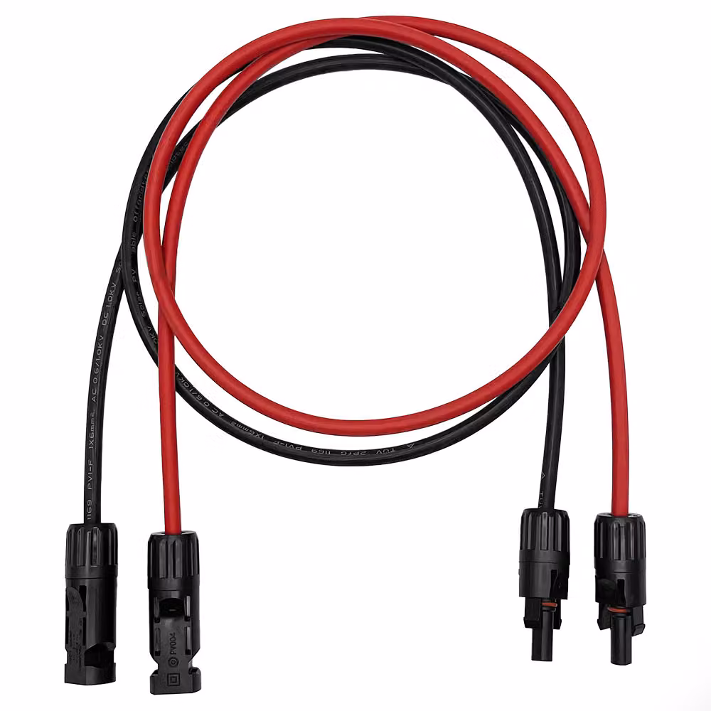 Offgridtec Cavo di collegamento da 1,5 m da MC4 a MC4, 6 mm², rosso/nero