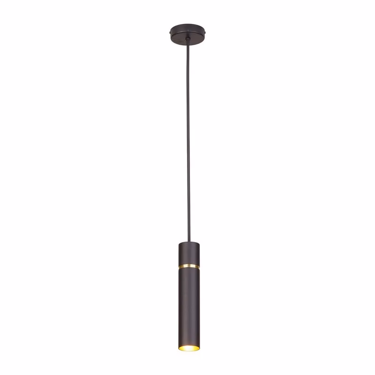 Lampadario Lynx nero e oro 1xE14x40W in ottone, dimensioni: 80x6x6 cm, IP20, Milagro