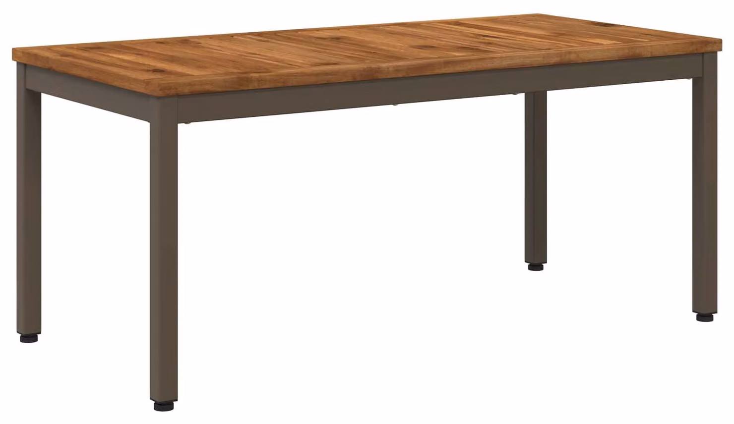 Tavolino da caffè in legno naturale, dimensioni 50 x 100,5 x 45 cm