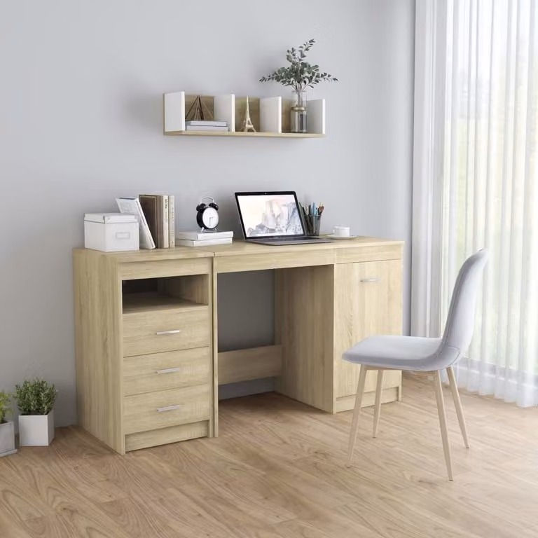 Maison Exclusive - Scrivania Rovere Sonoma 140x50x76 cm in Truciolato