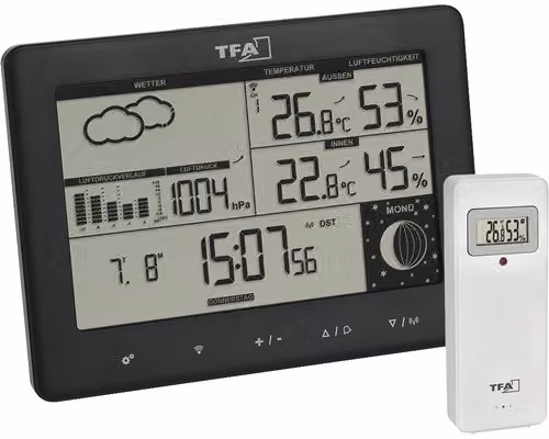 Stazione meteorologica wireless ELEMENTS TFA nero
