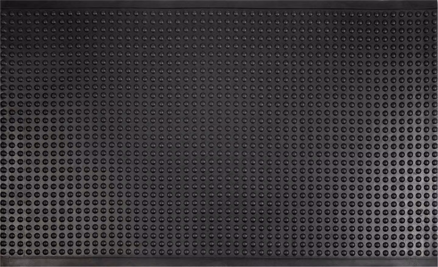 Tappeto da lavoro Bubble in gomma naturale nera tagliato a misura 90x350 cm