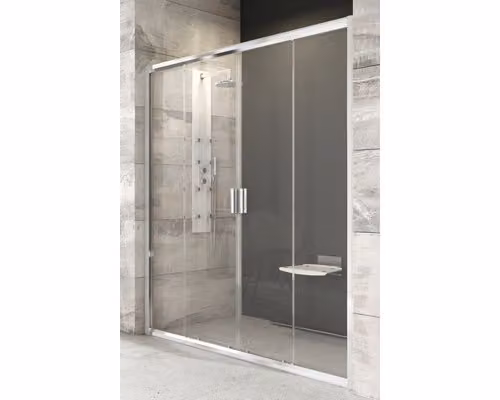 Porta doccia a due ante RAVAK Blix BLDP4-120 bright alu 190x117-121 cm 0YVG0C00Z1