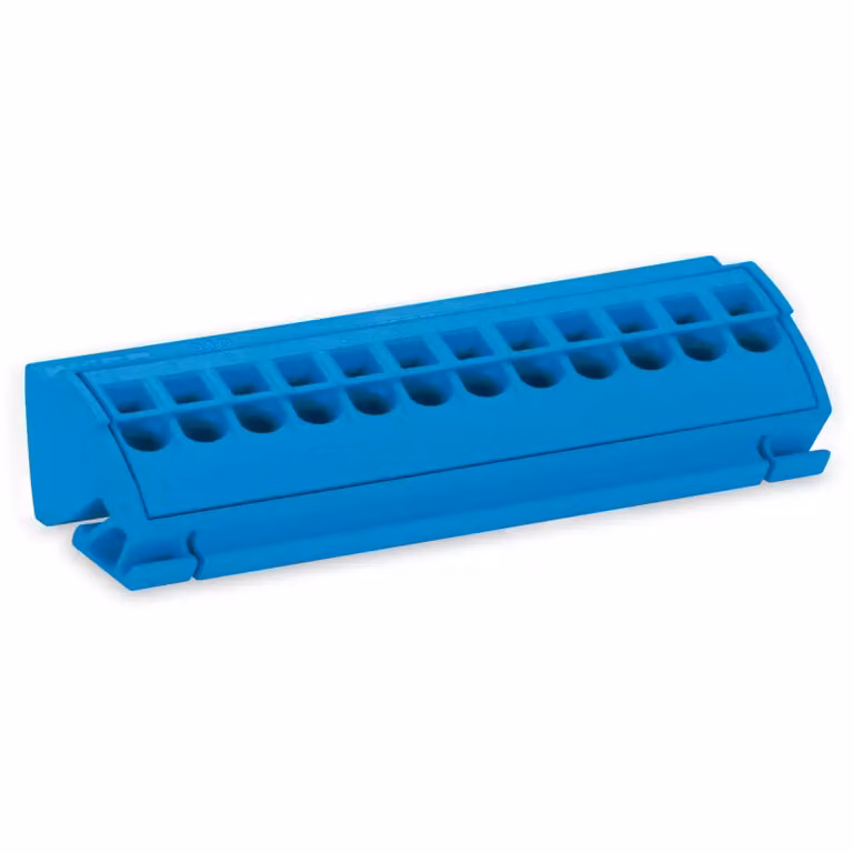 Blocco di sbarre collettrici WAGO 4 mm² 812-104 812-104 blu AWG 20-12 Cage Clamp